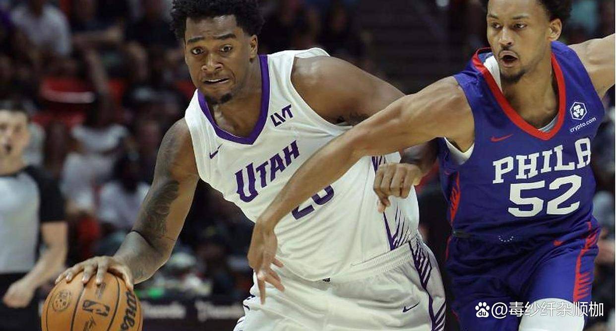 犹他爵士夏联惊现新星，森萨博得分爆发能否逆袭NBA舞台