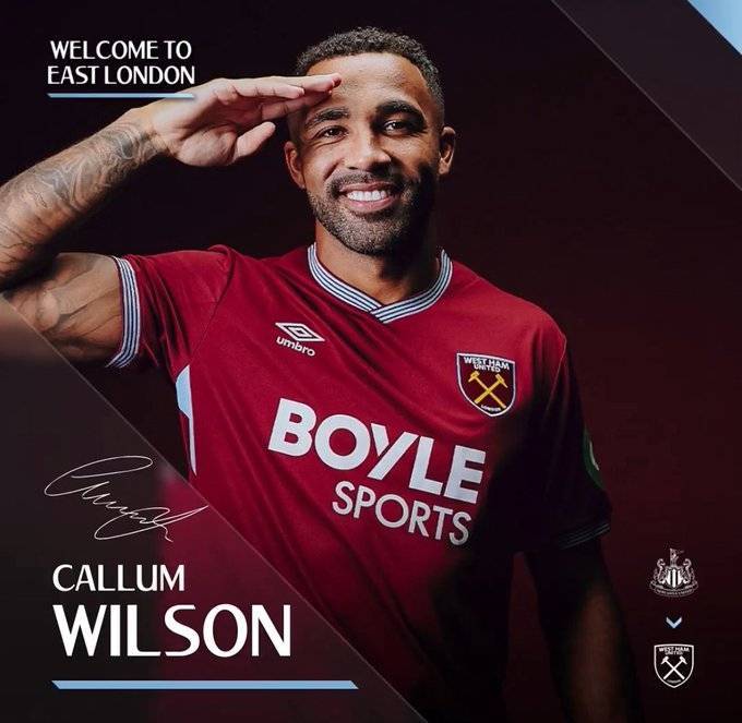 爱游戏体育平台-官方：西汉姆联免签纽卡斯尔前锋卡勒姆-威尔逊