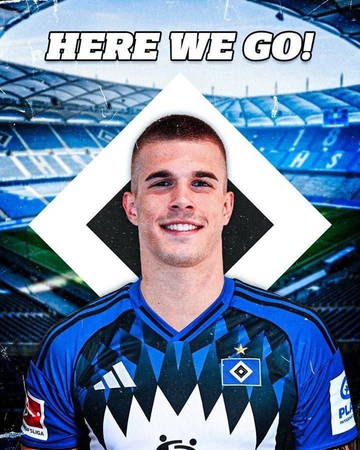 汉堡官宣租借热刺18岁中卫武什科维奇，模仿罗马诺HereWeGo官宣